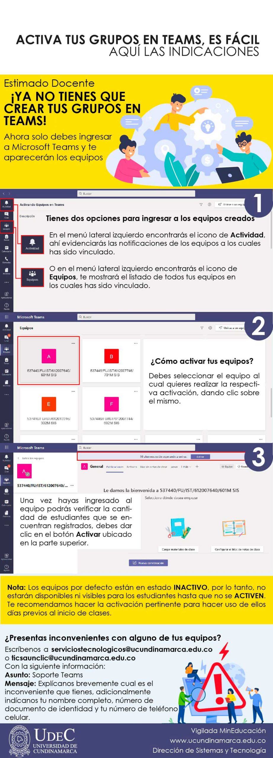 Profesor, ya no tienes que crear tus grupos en teams