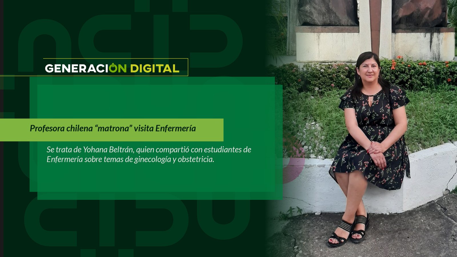 Profesora chilena “matrona” visita Enfermería