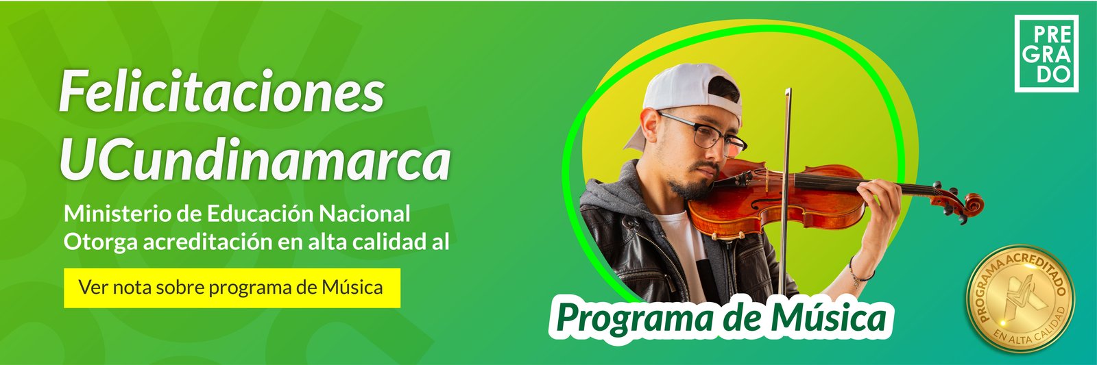 Programa de Música logra acreditación en Alta Calidad