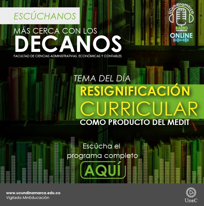 Programa de radio sobre resignificación curricular