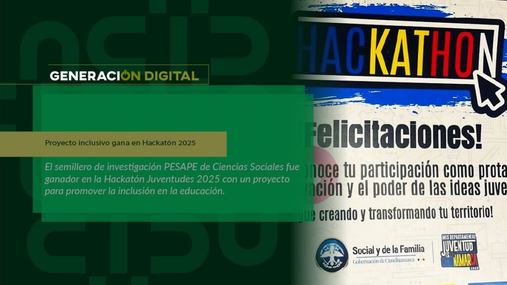 Proyecto inclusivo gana en Hackatón 2025 — imagen 1 de 3