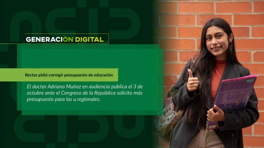 Rector pidió corregir presupuesto de educación