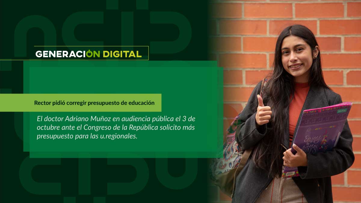 Rector pidió corregir presupuesto de educación