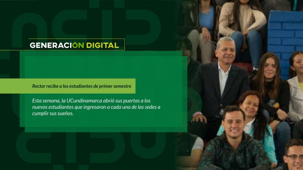 Rector recibe a los estudiantes de primer semestre
