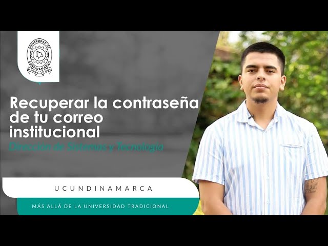 Recuperar contrasena institucional