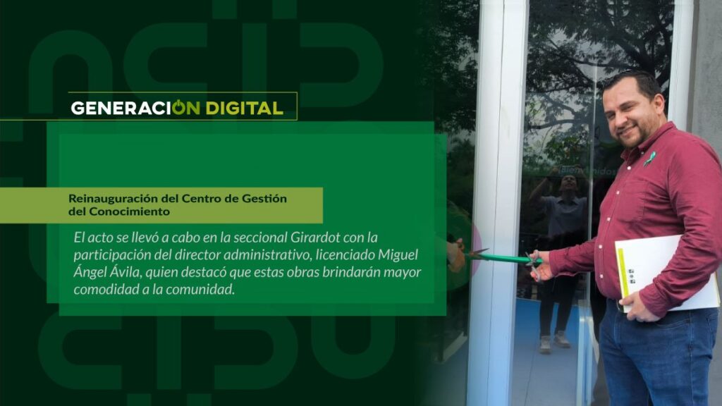 Reinauguración del Centro de Gestión del Conocimiento — imagen 1 de 7