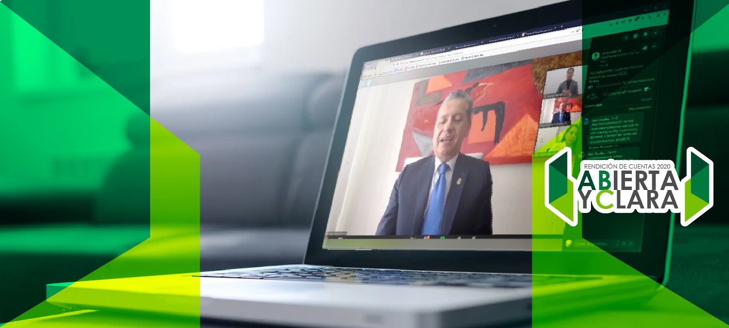Accountability Report of the University of Cundinamarca via virtual platform