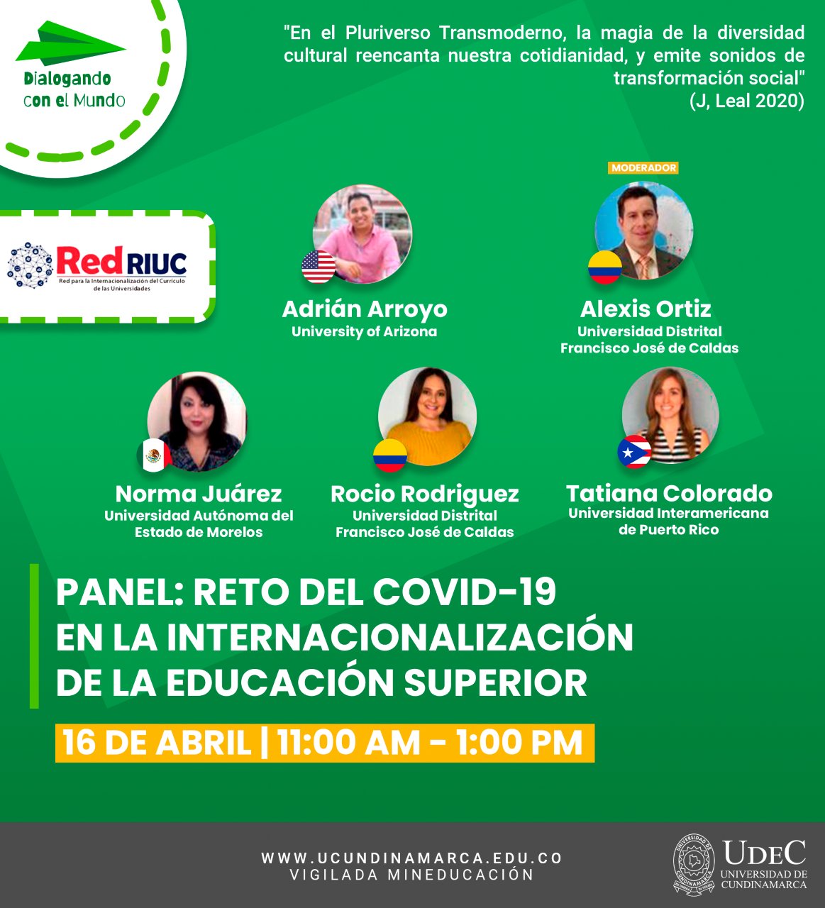 Reto del COVID-19 en la internacionalización de la educación superior