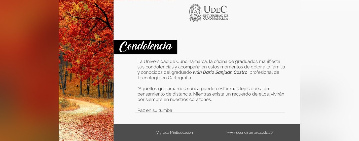 Condolence message