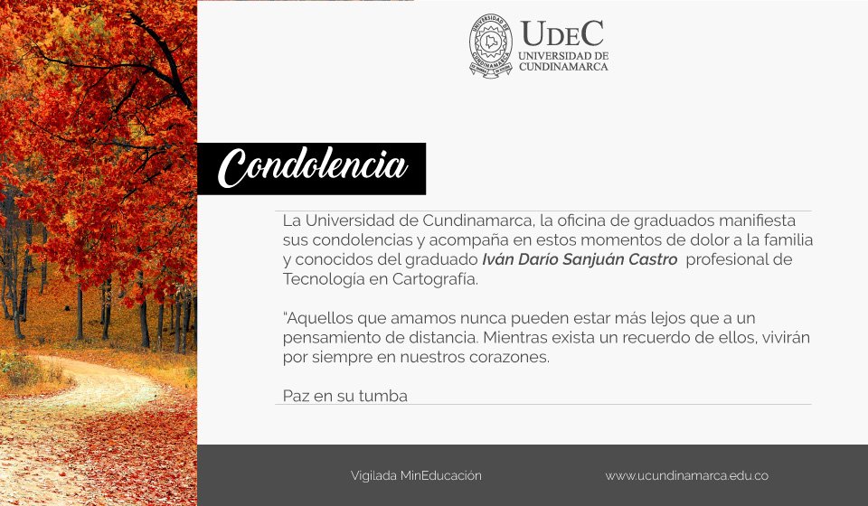 Condolence message Condolence message