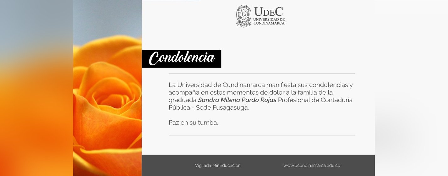 Condolence message
