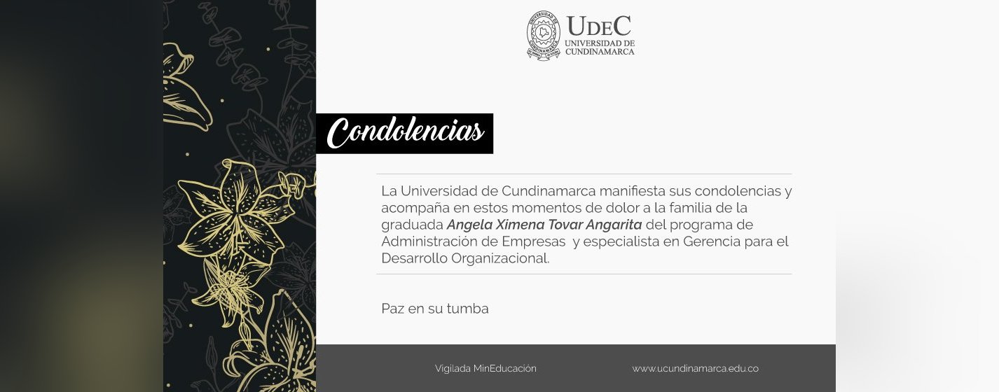 Condolence message