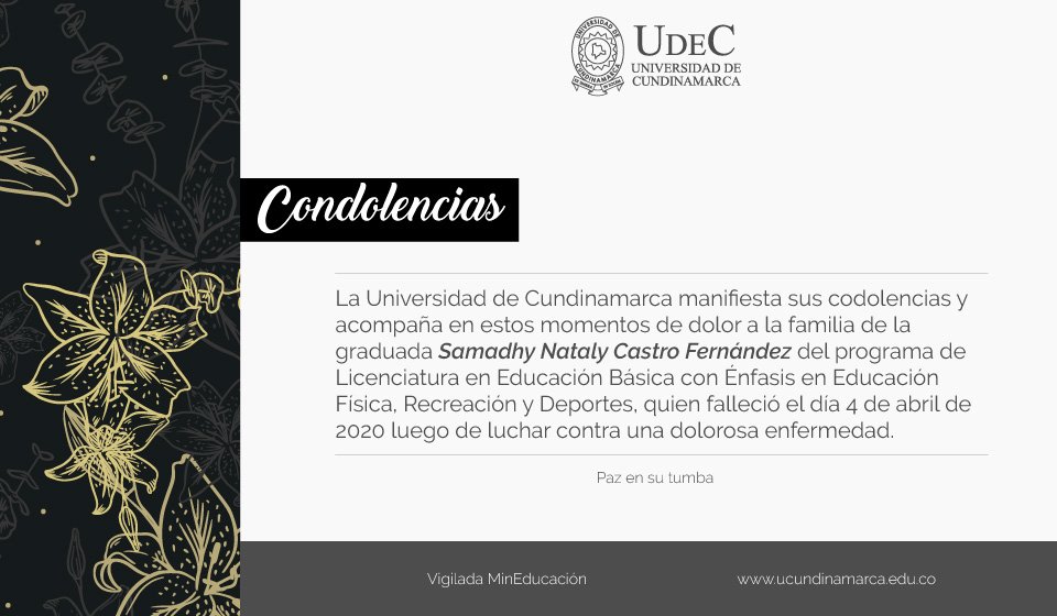 Condolence message Condolence message