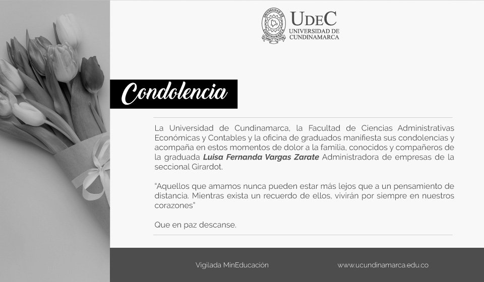 Saludo de condolencia Saludo de condolencia