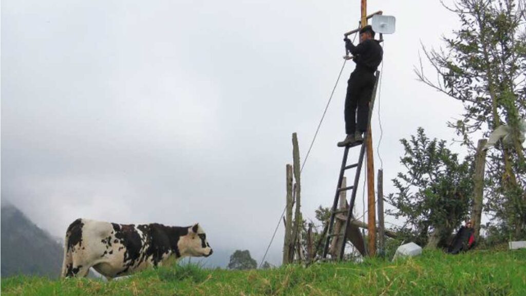 San Pablo, la vereda que se conecta a internet sin ayuda de operadores