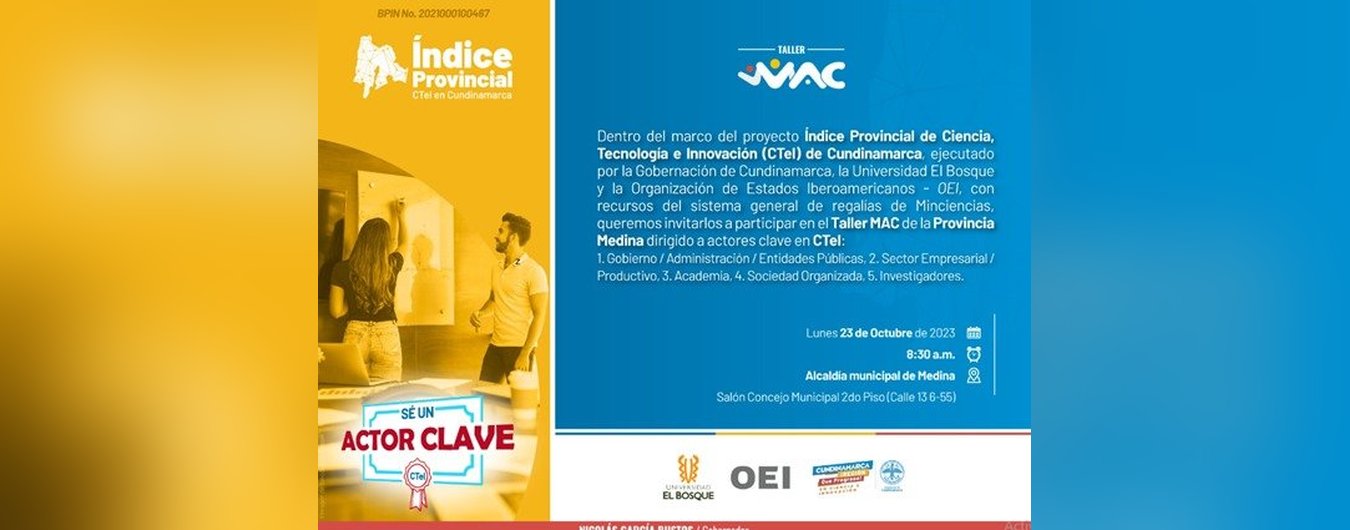 SE AMPLIA LA INVITACIÓN PARA PARTICIPAR EN EL TALLER MAC