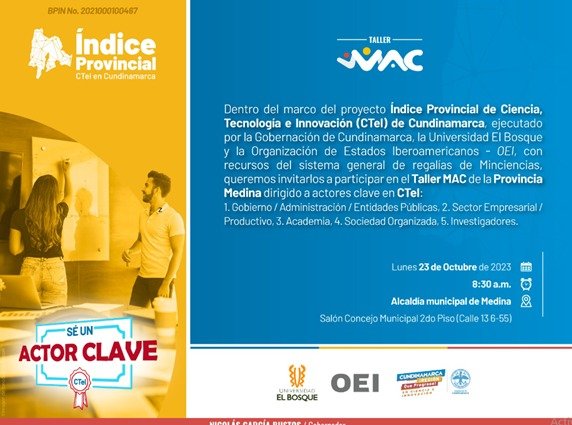 SE AMPLIA LA INVITACIÓN PARA PARTICIPAR EN EL TALLER MAC