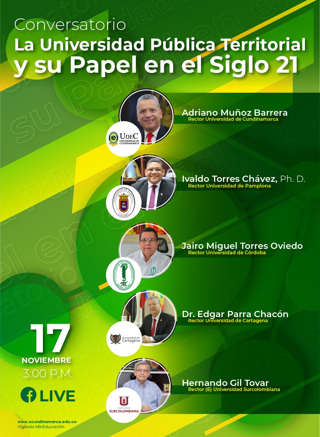 Segundo conversatorio nacional con rectores — imagen 2 de 2 Segundo conversatorio nacional con rectores — imagen 2 de 2