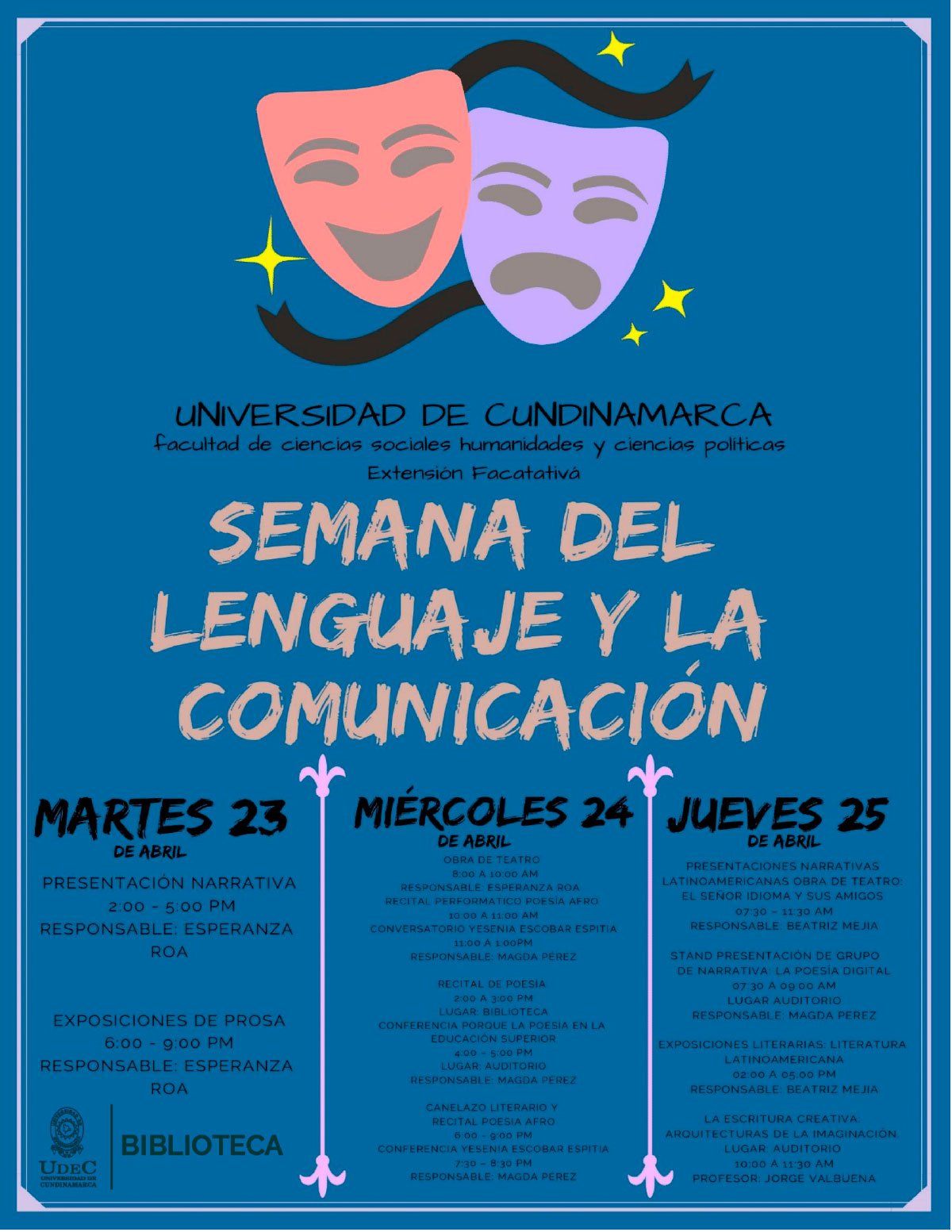 Semana del lenguaje y la comunicación en Facatativá Semana del lenguaje y la comunicación en Facatativá