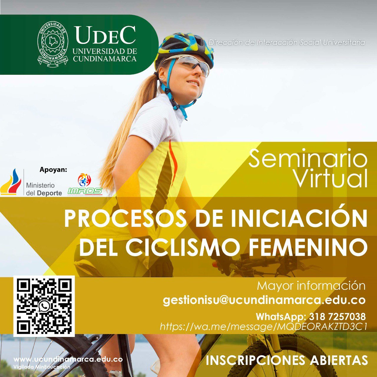 Seminario virtual. Procesos de iniciación del ciclismo femenino — imagen 1 de 2