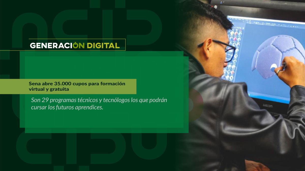 Sena abre 35.000 cupos para formación virtual y gratuita