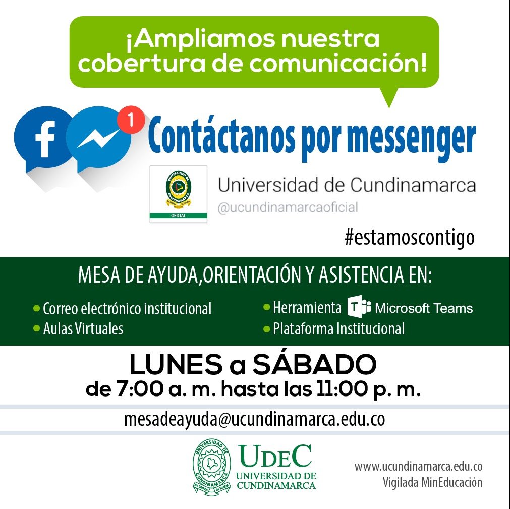 Servicio de atención vía messenger