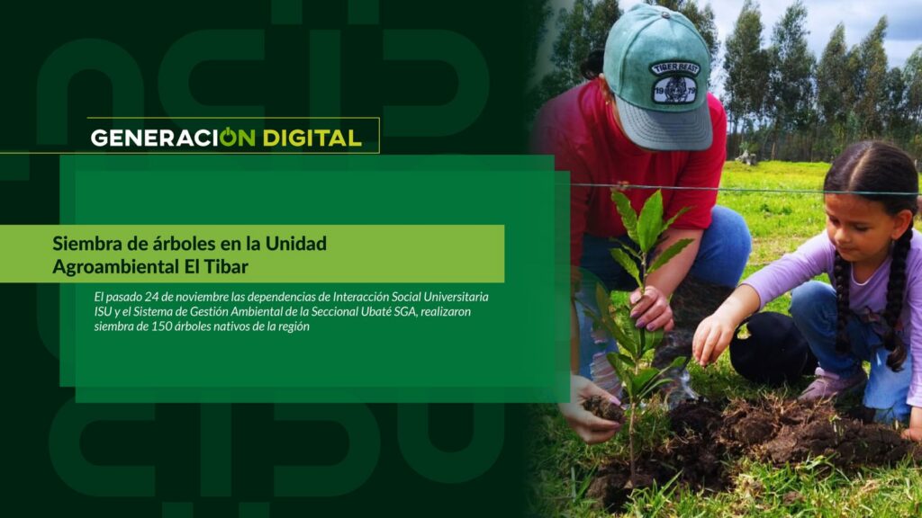Tree planting in the El Tibar Agro-environmental Unit