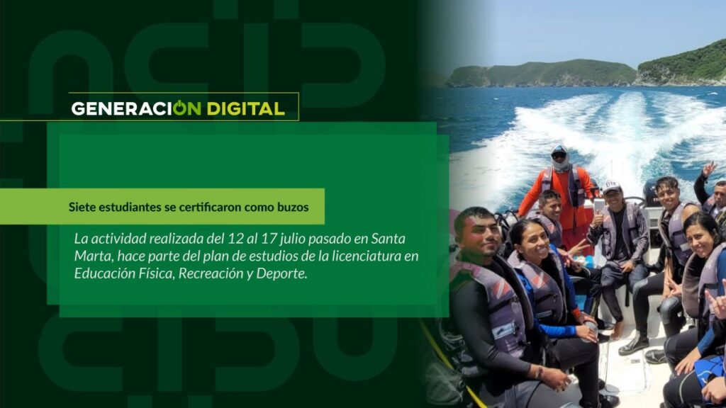 Seven students were certified as divers