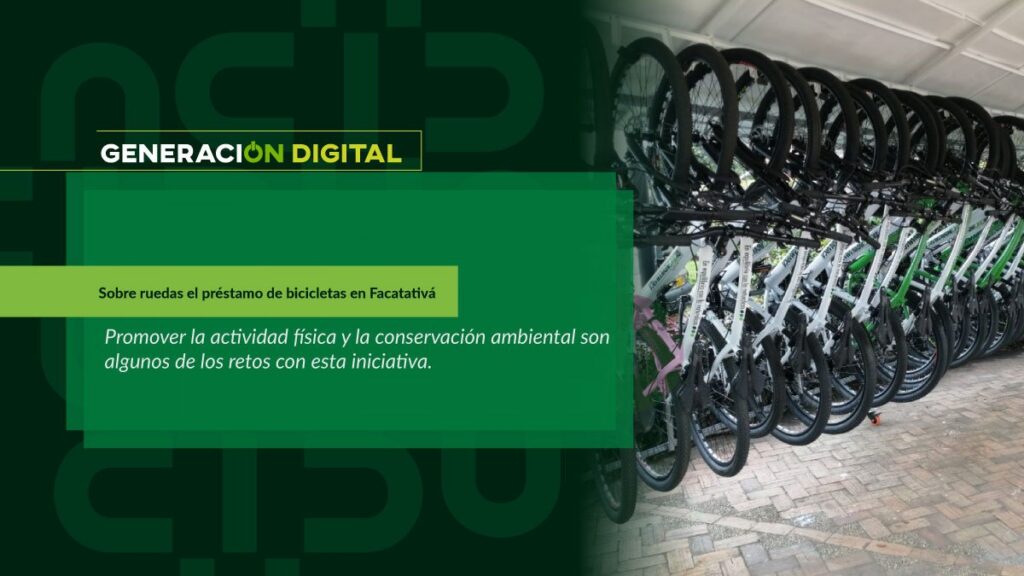 Sobre ruedas el préstamo de bicicletas en Facatativá