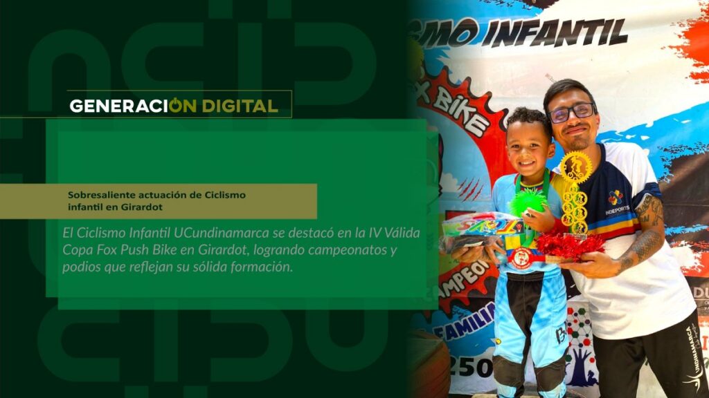 Sobresaliente actuación de Ciclismo infantil en Girardot — imagen 1 de 3