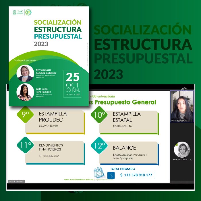 Socialización de la estructura presupuestal Socialización de la estructura presupuestal