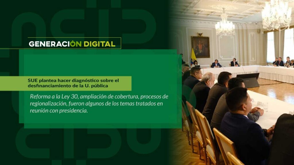 SUE plantea hacer diagnóstico sobre el desfinanciamiento de la U. pública