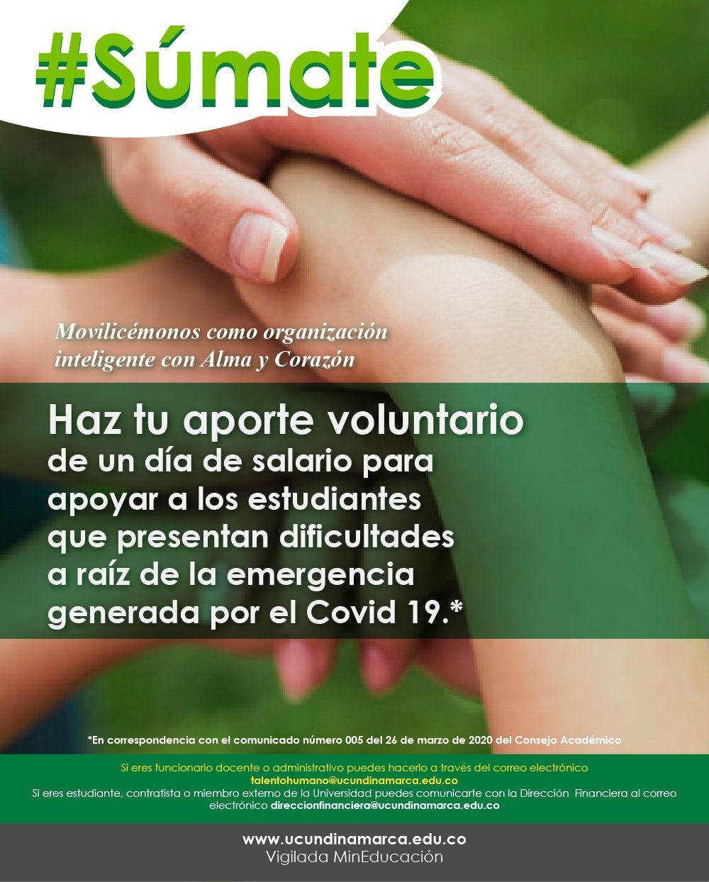 #Súmate movilicemonos como una organización con alma y corazón
