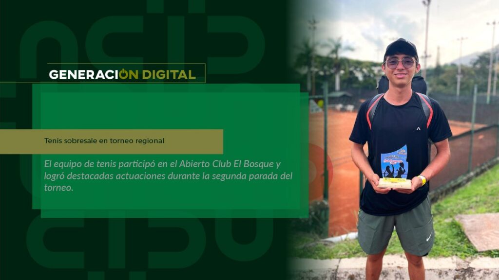 Tenis sobresale en torneo regional — imagen 1 de 2
