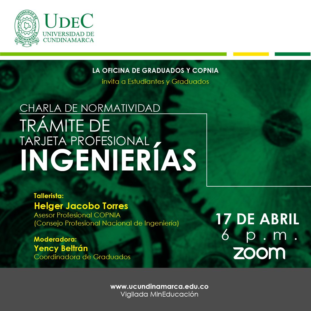 Trámite de tarjeta profesional en ingenierías