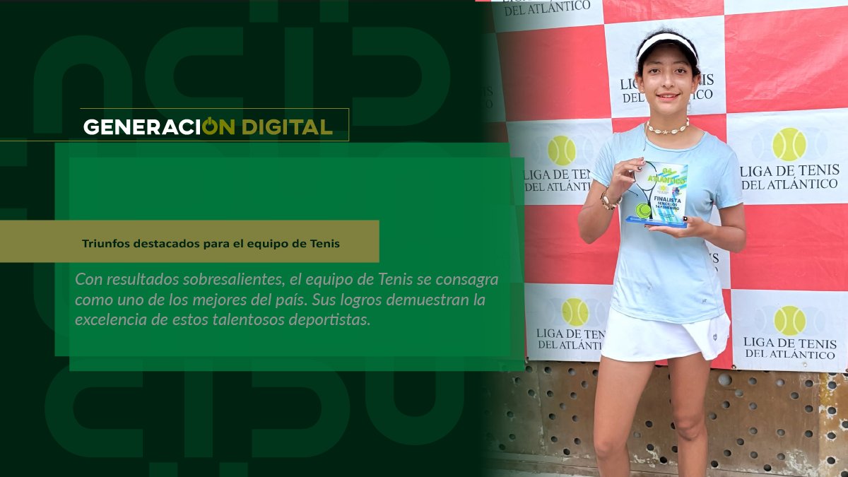 Triunfos destacados para el equipo de Tenis — imagen 1 de 5
