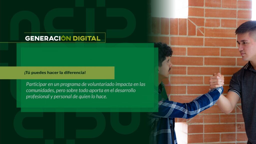 ¡Tú puedes hacer la diferencia!