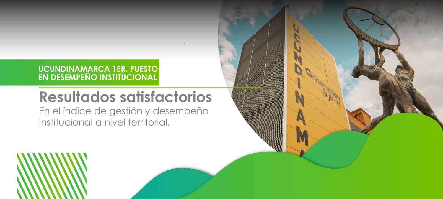 UCundinamarca 1er. puesto en desempeño institucional