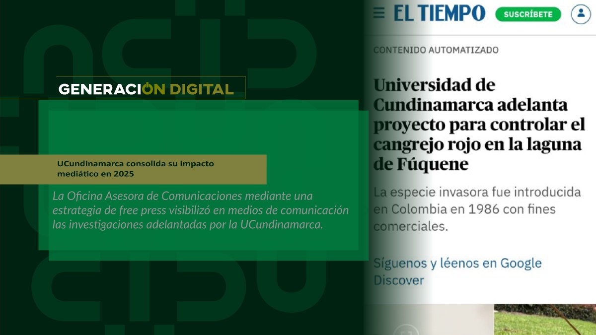 UCundinamarca consolidates its media impact in 2025 — image 1 of 6