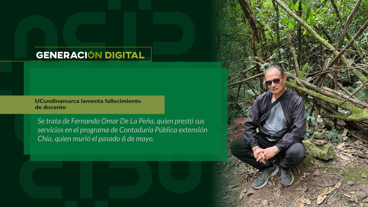 UCundinamarca mourns the death of a teacher