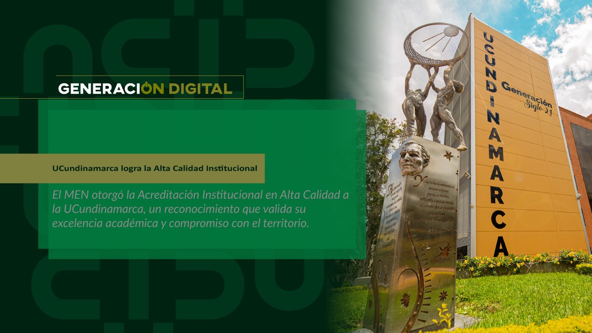 UCundinamarca achieves High Institutional Quality — image 1 of 3