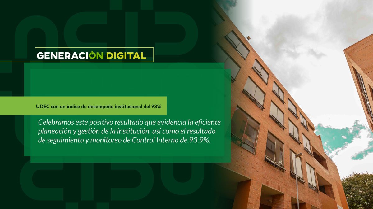 UDEC con un índice de desempeño institucional del 98% — imagen 1 de 3