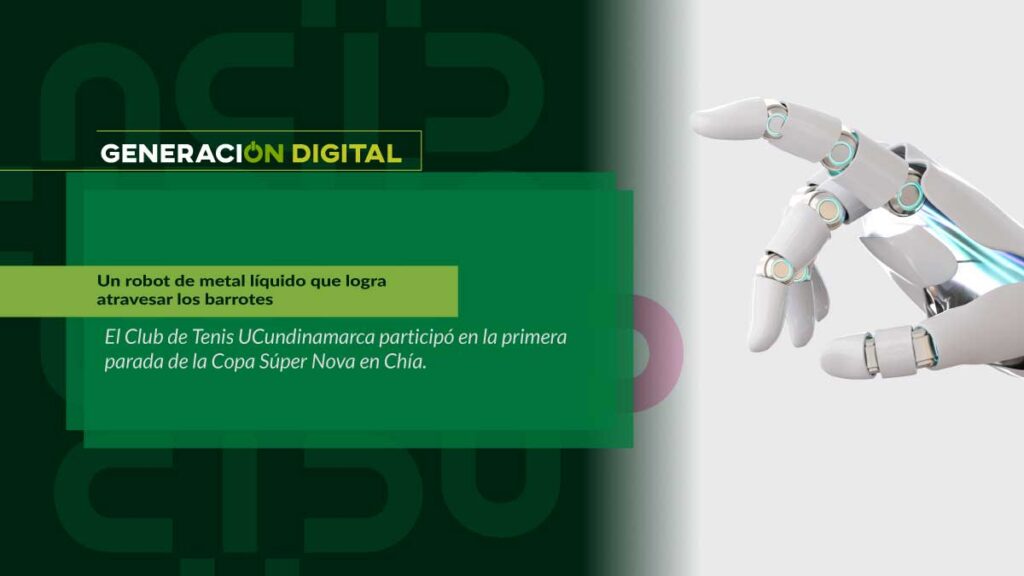 Un robot de metal líquido que logra atravesar los barrotes