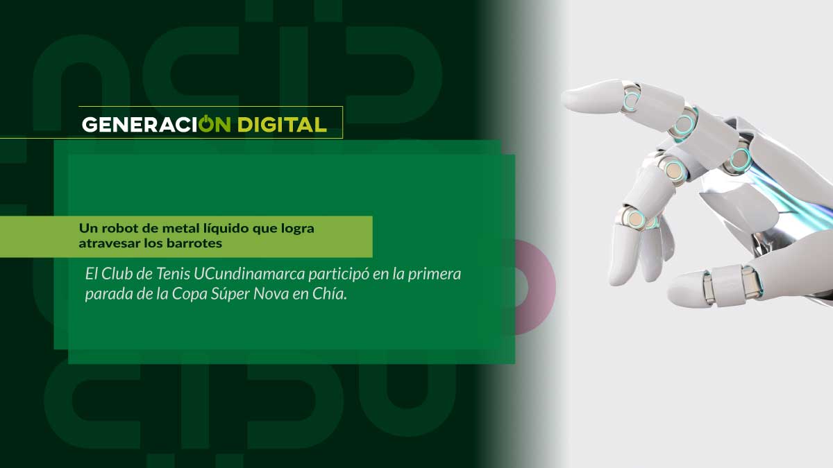 Un robot de metal líquido que logra atravesar los barrotes