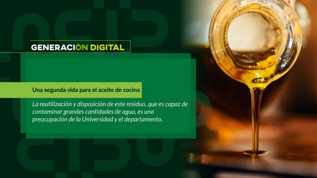 Una segunda vida para el aceite de cocina