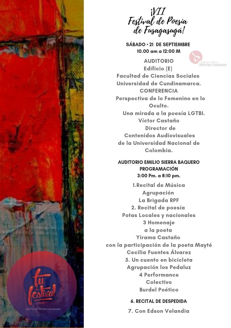 VII Festival de Poesía de Fusagasugá — imagen 4 de 7