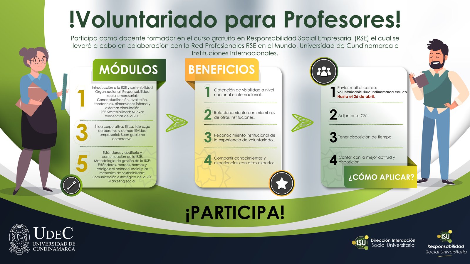Voluntariado para profesores