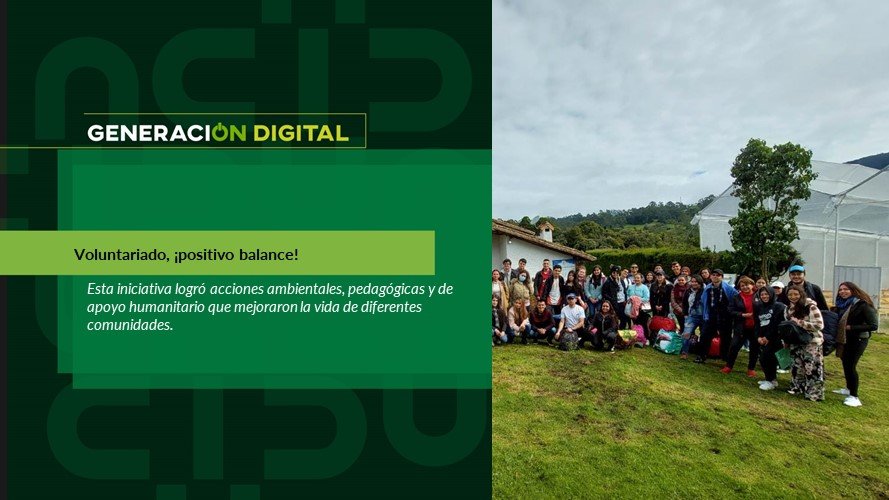 Voluntariado, ¡positivo balance!
