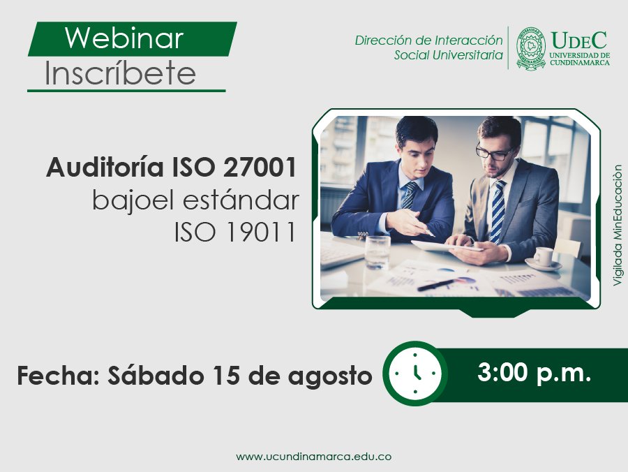Webinar: Auditoría ISO 27001