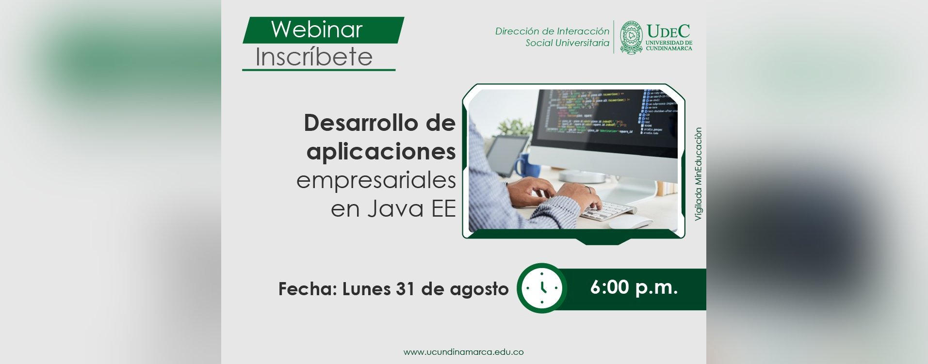 Webinar: Desarrollo de aplicaciones en JAVA EE